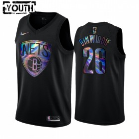 Barn Brooklyn Nets Tröja Spencer Dinwiddie 26 Iridescent HWC Collection Swingman